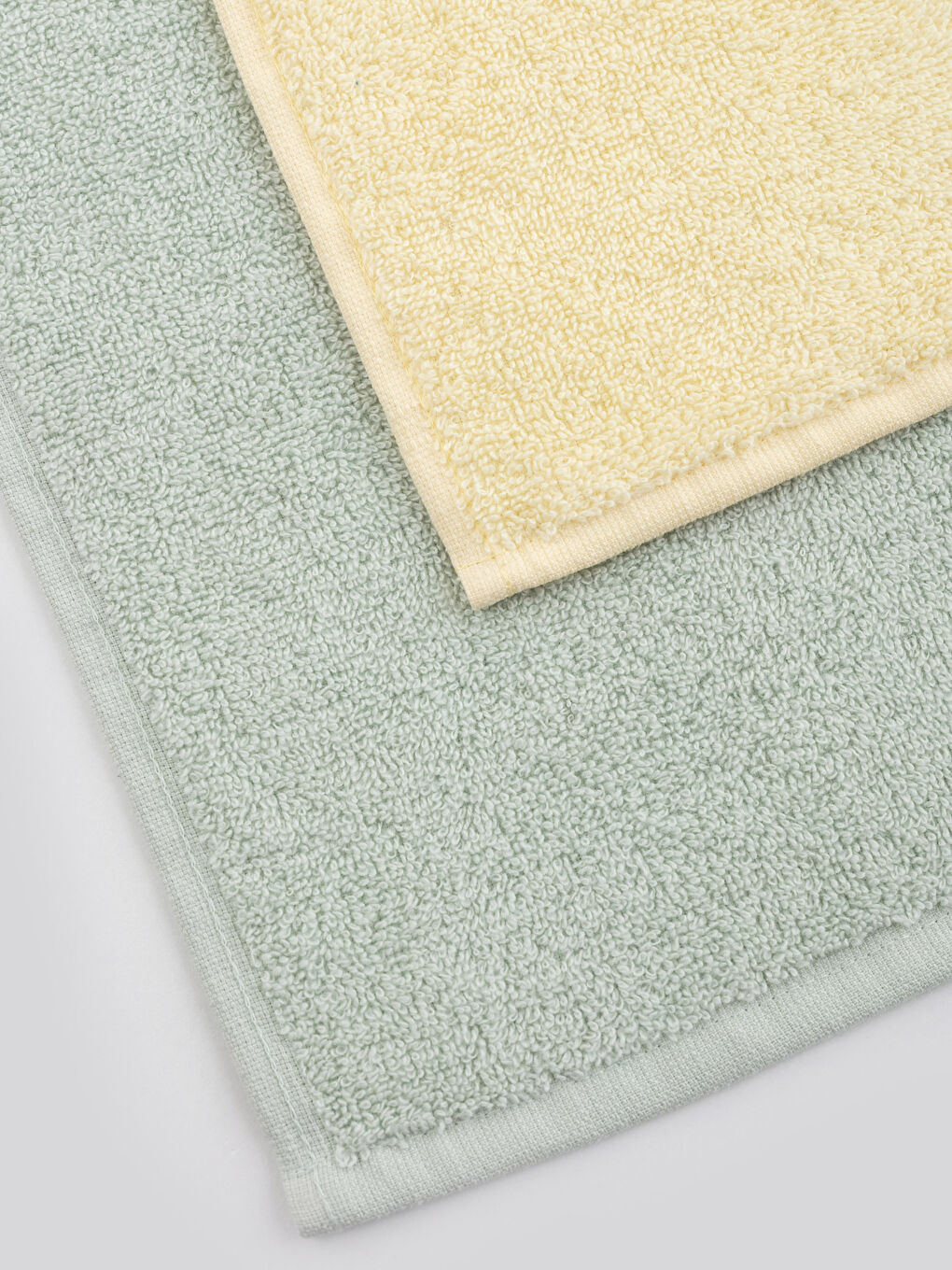 Lot de 2 Serviettes d'invité en Coton Uni 30x50 cm-2