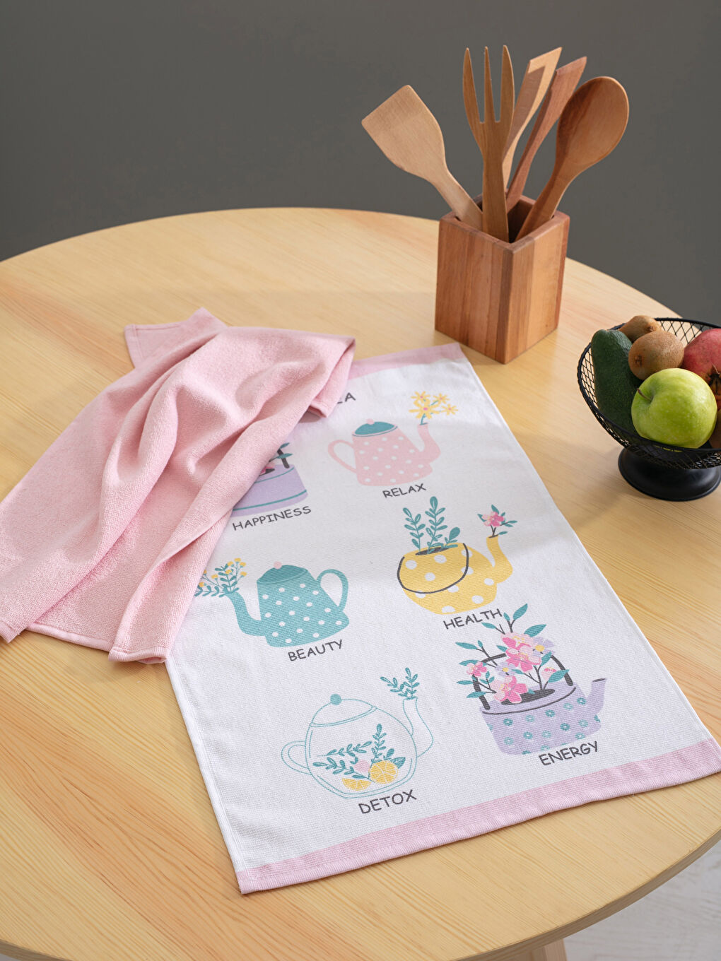 Karışık Baskılı Kurulama Bezi 2'li 40x60 cm