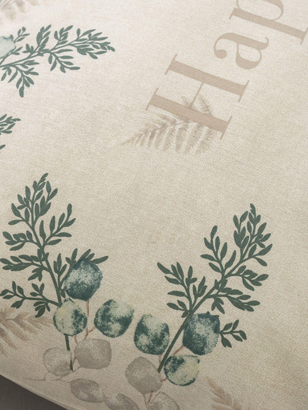 Taie d'oreiller imprimée en coton avec script 50x70 cm lot de 2-2