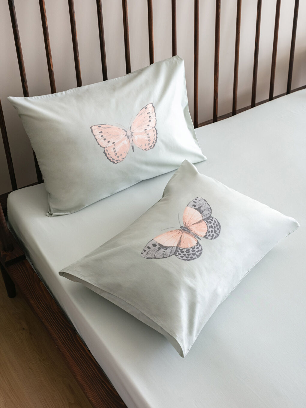 Karışık Çift Kişilik Desenli Pamuklu Nevresim Takımı-2