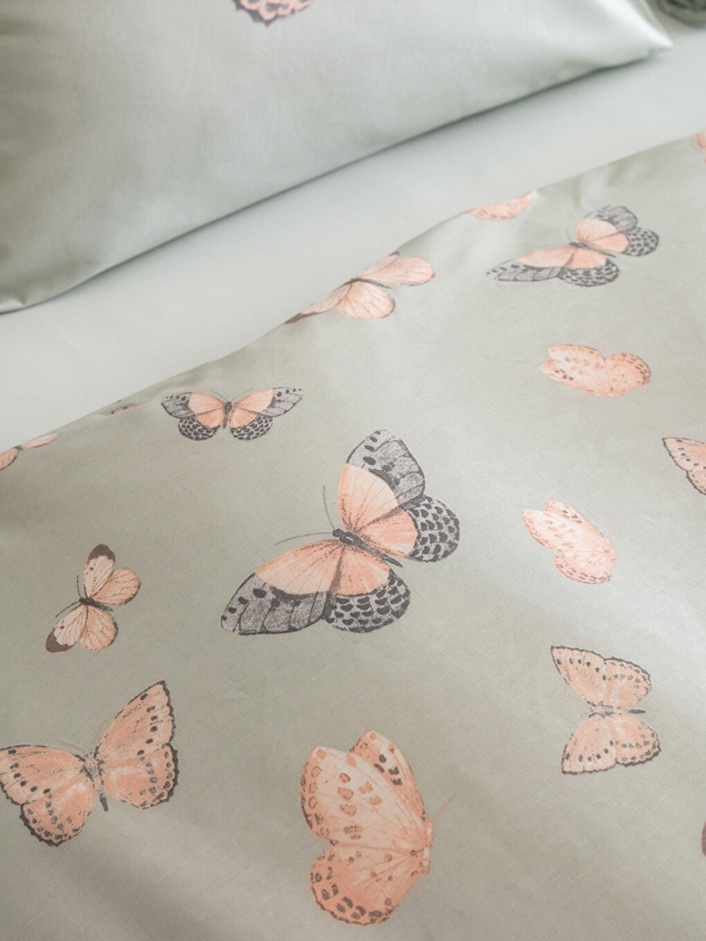 Karışık Çift Kişilik Desenli Pamuklu Nevresim Takımı-5