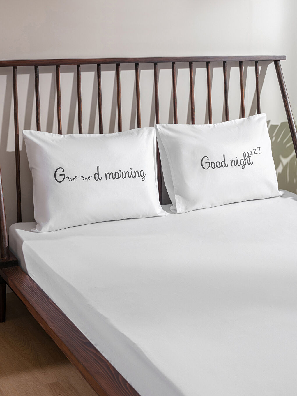 LCW HOME طقم 2 غطاء وسادة قطن بطبعة  50x70 سم -S2HN45Z8-LQJ