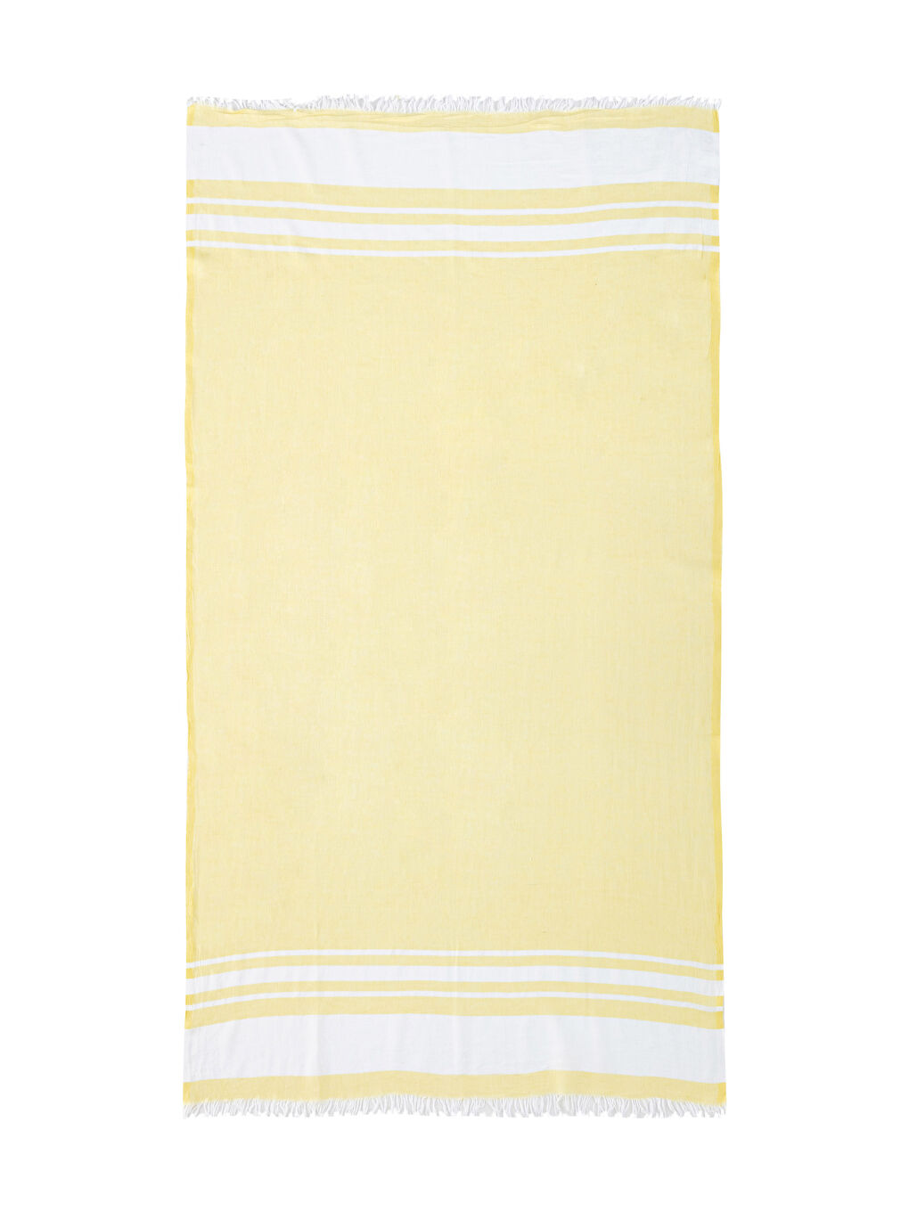 Striped Fringed Pestemal Towel 90x165 Cm -S2HR45Z8-KM5