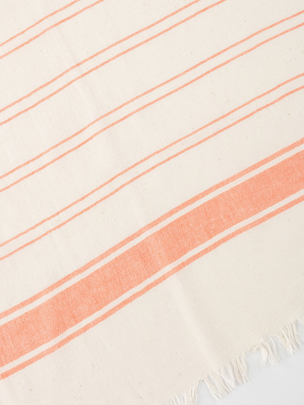Striped Fringed Peshtemal Beach Towel 90x165 Cm -S2HR46Z8-RHM