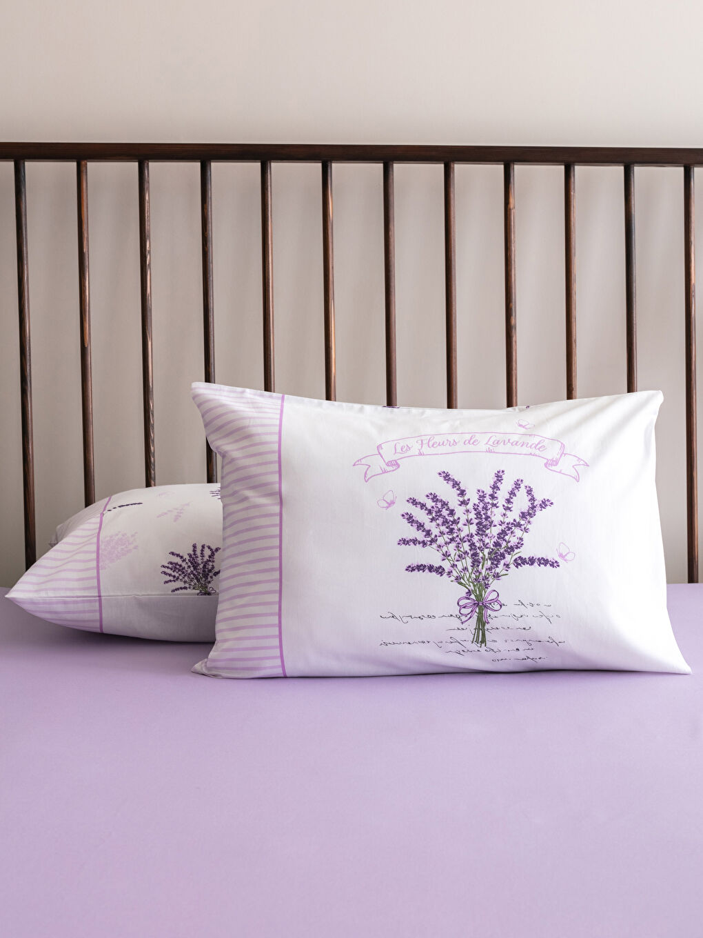 Patterned Cotton Pillowcase 2 Pack 50x70 cm-2