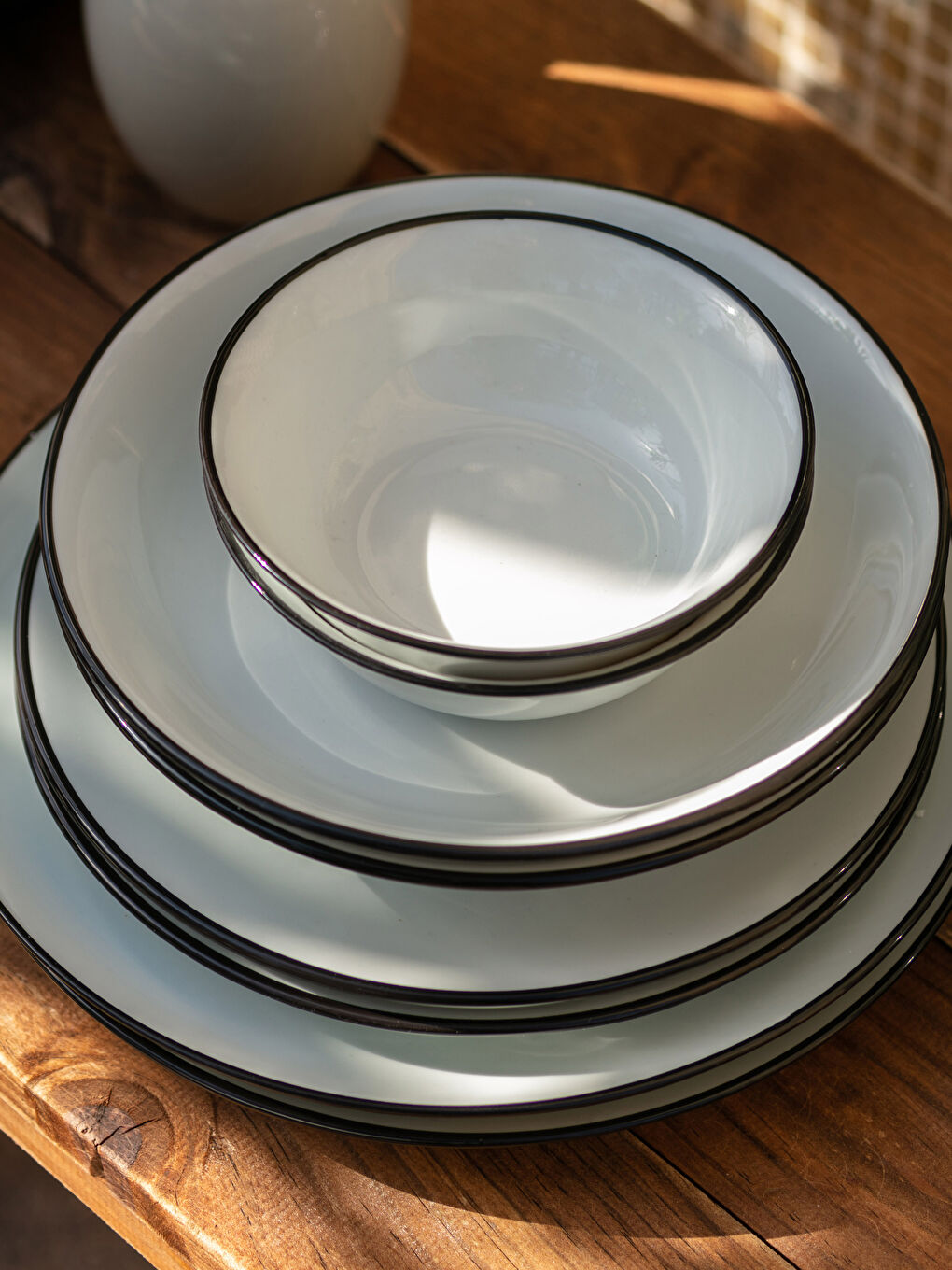 Karışık Porselen Yemek Takımı 2 Kişilik 8 Parça-3