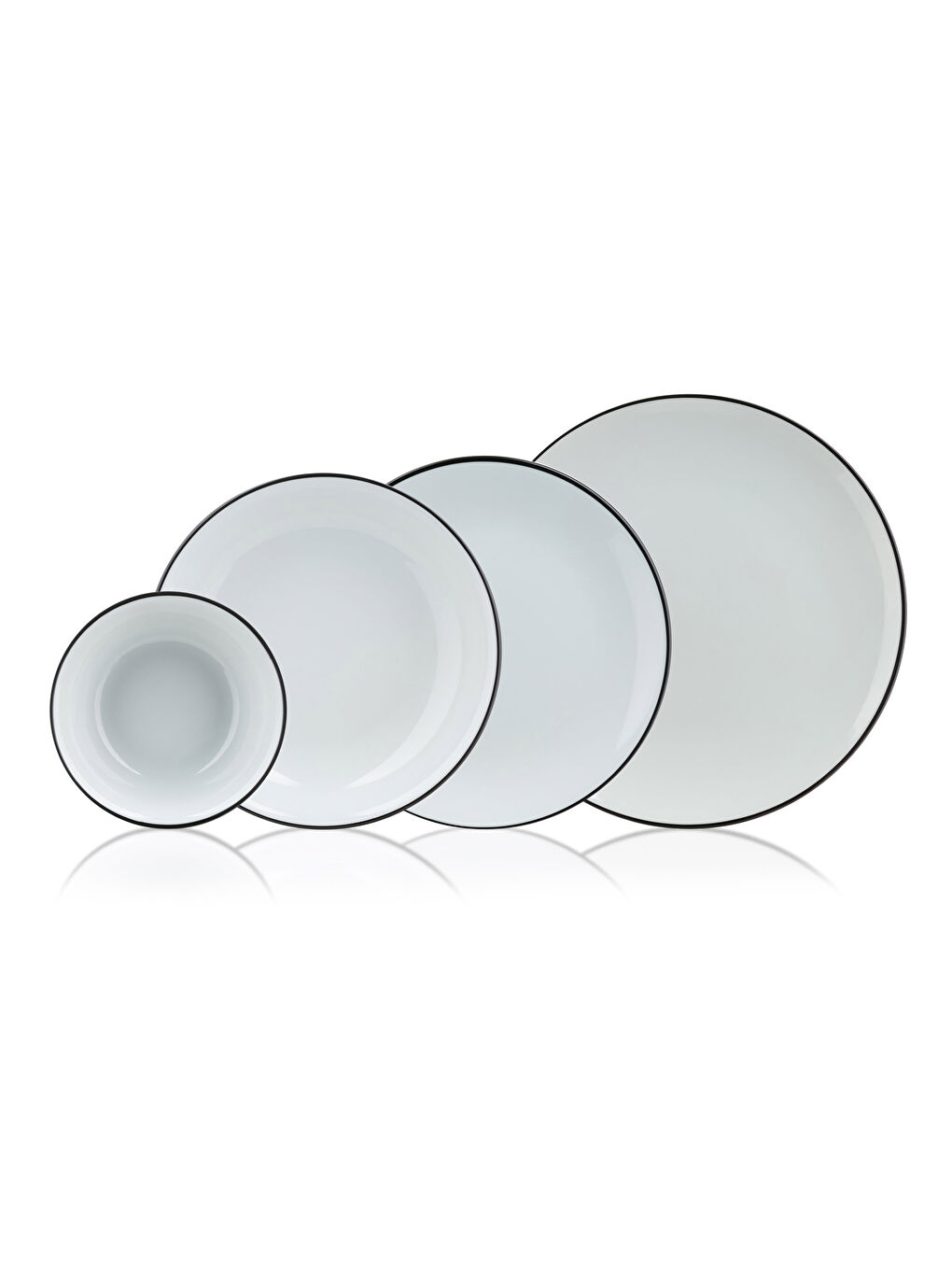 Karışık Porselen Yemek Takımı 2 Kişilik 8 Parça-5