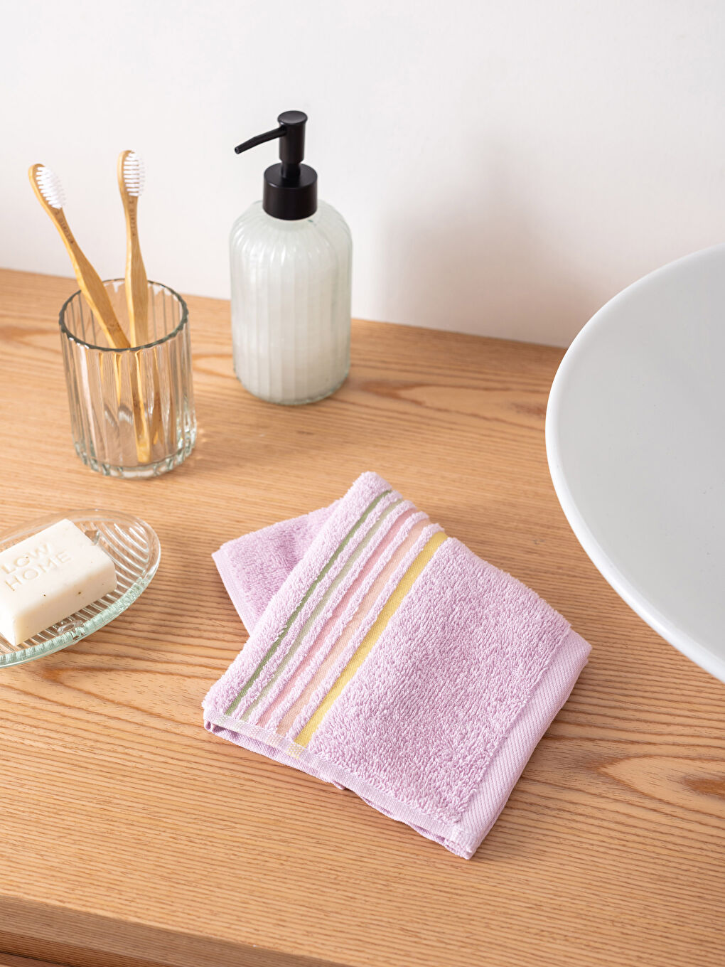 Striped Hand Towel 30x50 Cm-1