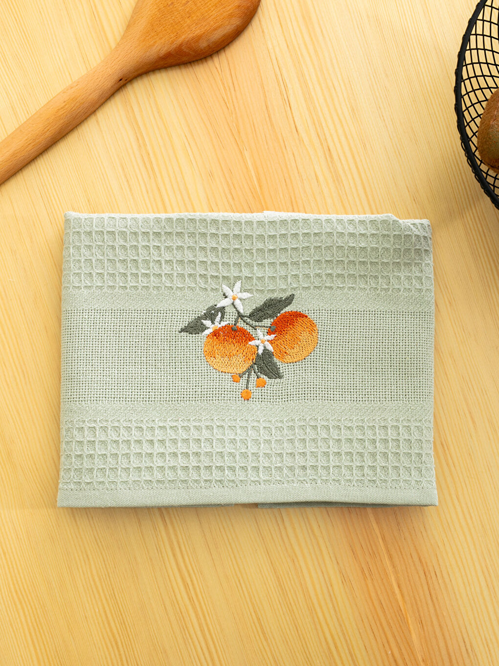 Torchon Détail Brodé 40x60 Cm-1
