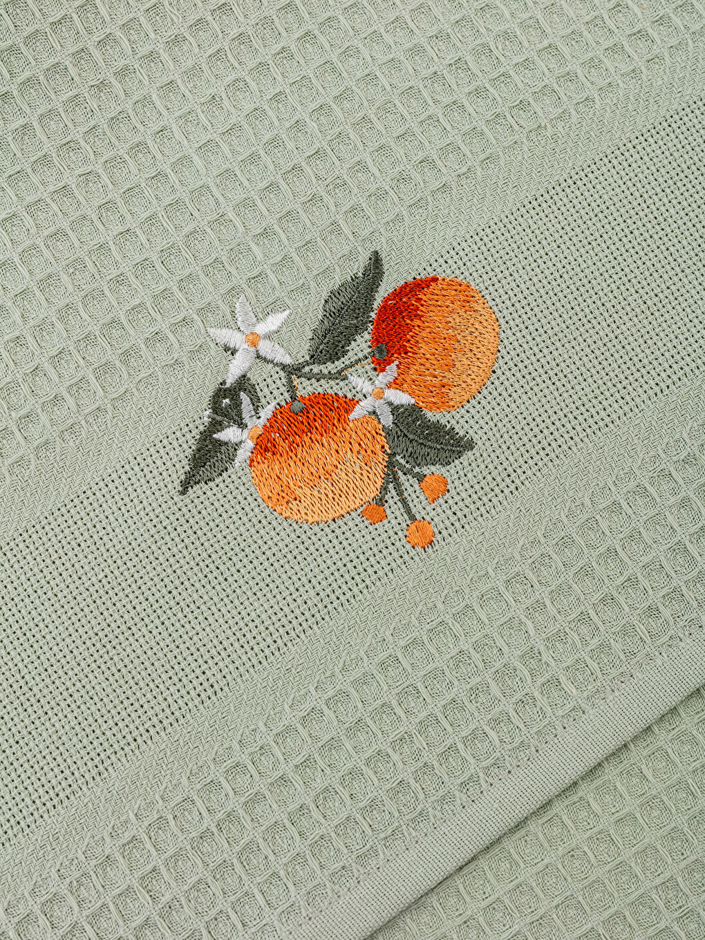 Torchon Détail Brodé 40x60 Cm-2