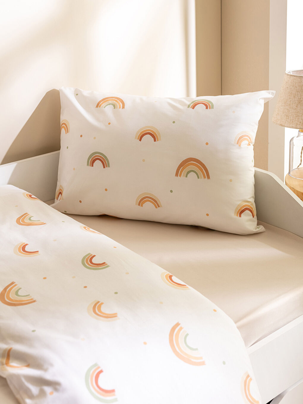 Patterned Woven Girl Duvet Cover Set-2