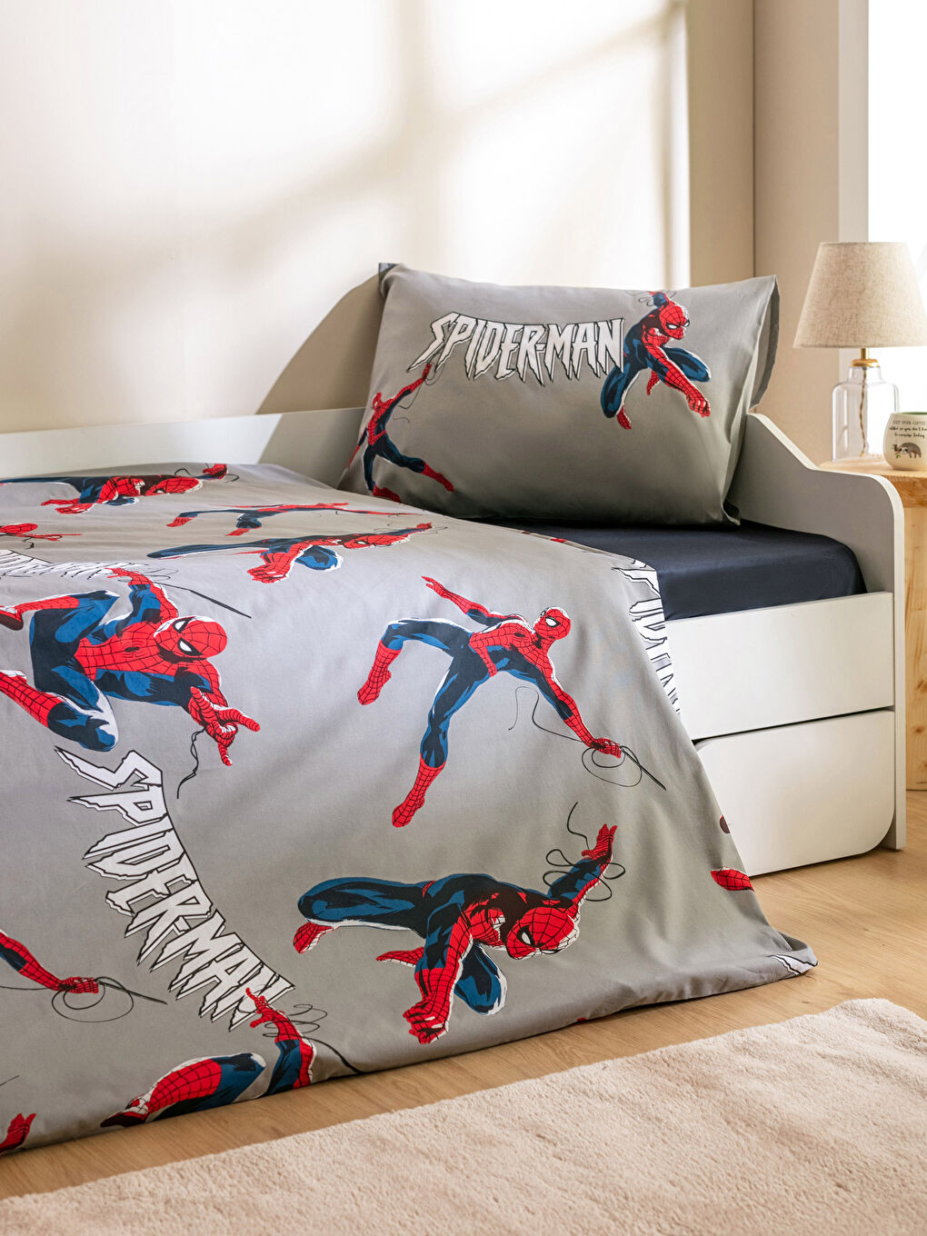 Spiderman Licensed Boy Duvet Cover Set