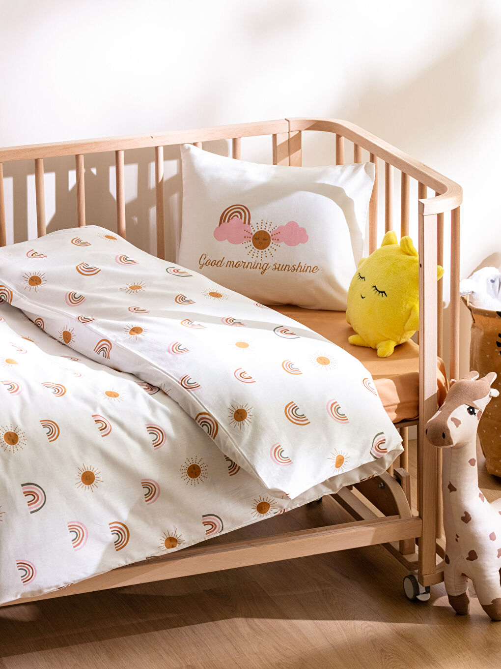 Printed Woven Baby Girl Duvet Cover Set