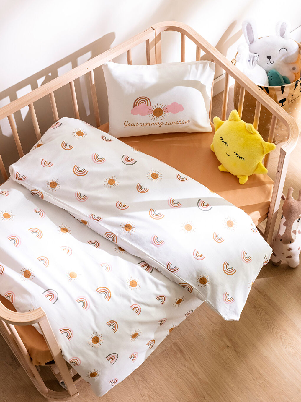 Printed Woven Baby Girl Duvet Cover Set-1