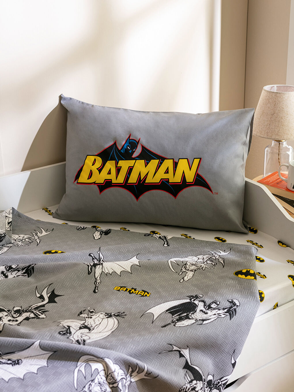 Karışık Batman Lisanslı Baskılı Erkek Çocuk Pike Takımı-2