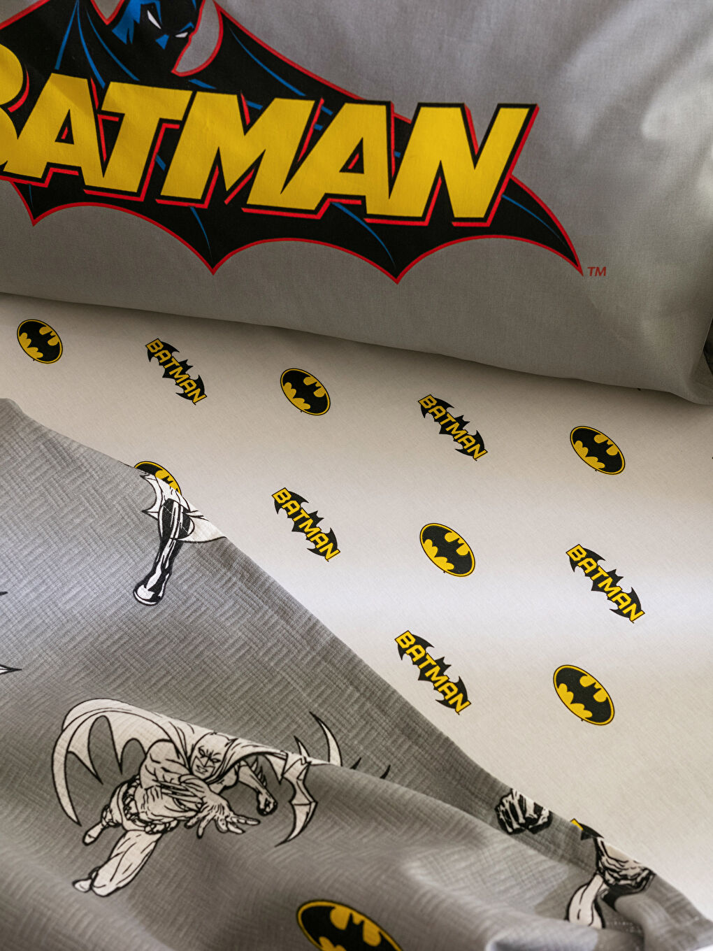 Karışık Batman Lisanslı Baskılı Erkek Çocuk Pike Takımı-4