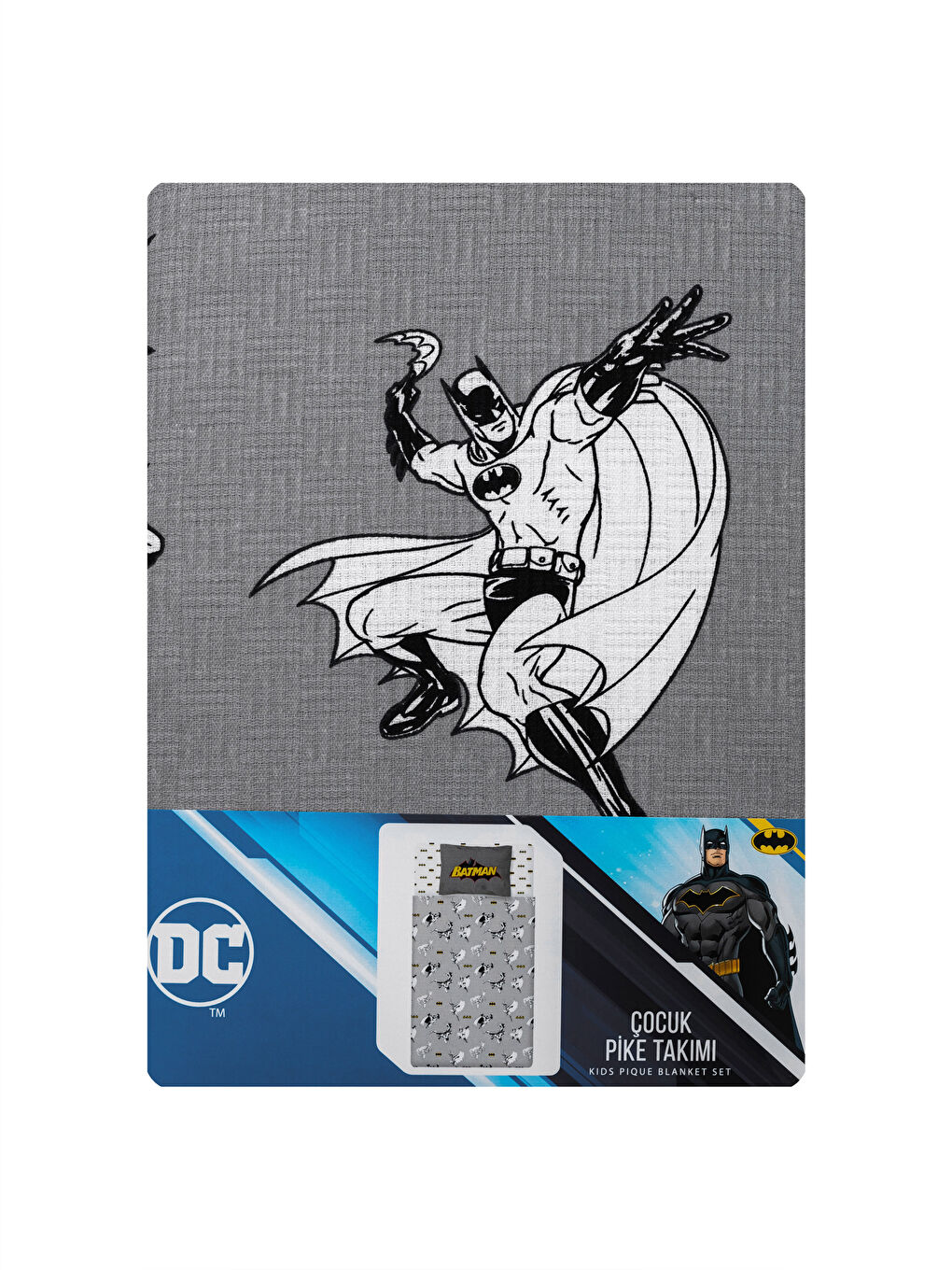 Karışık Batman Lisanslı Baskılı Erkek Çocuk Pike Takımı-7