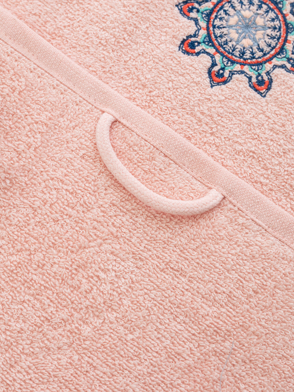 Serviette d'invité en coton brodée 30x50 cm-3