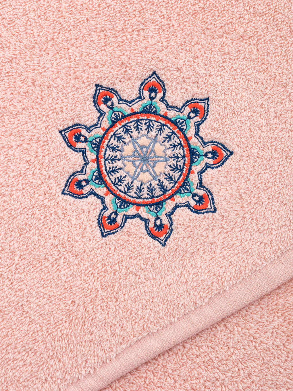 Cotton Embroidered Face Towel 50x80 cm-2