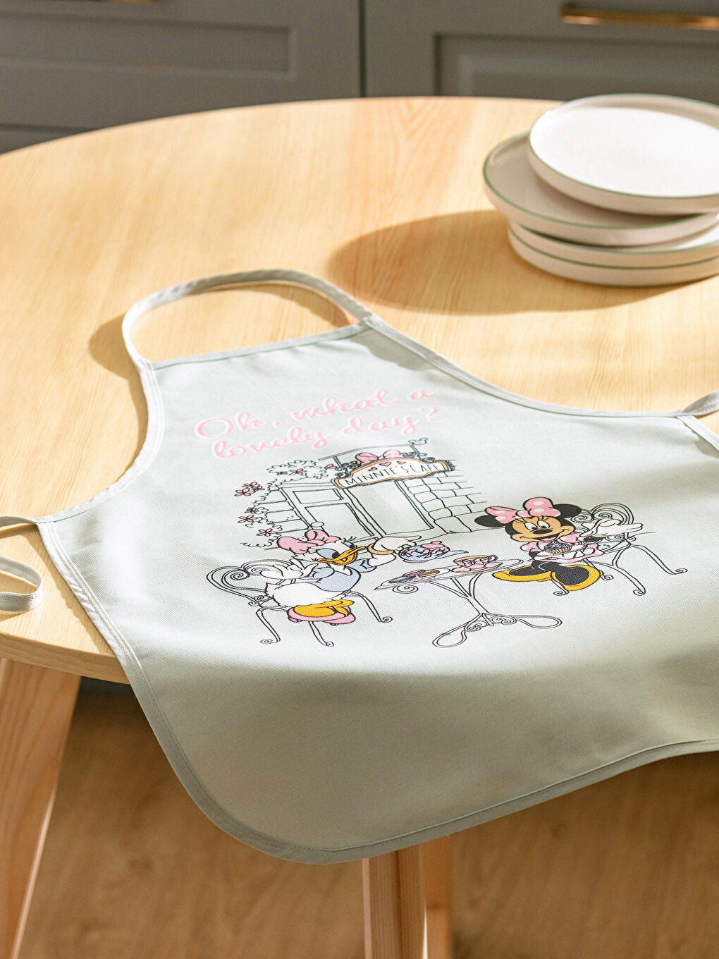 Karışık Minnie Mouse Lisanslı Çocuk Mutfak  Önlüğü
