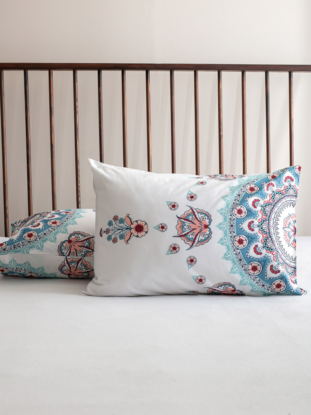 LCW HOME Pamučna jastučnica sa uzorkom 2-pakovanja 50x70 cm -S2I788Z8-F9C