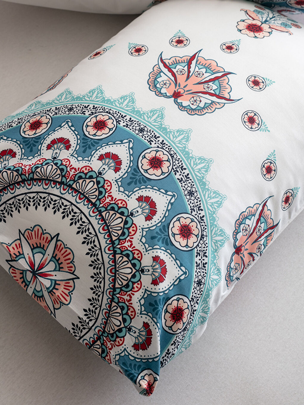 LCW HOME Pamučna jastučnica sa uzorkom 2-pakovanja 50x70 cm -S2I788Z8-F9C