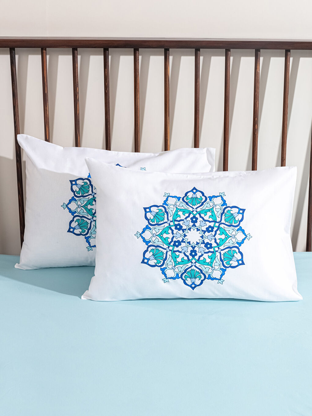 Комплект з бавовняного піке з подвійним принтом-2