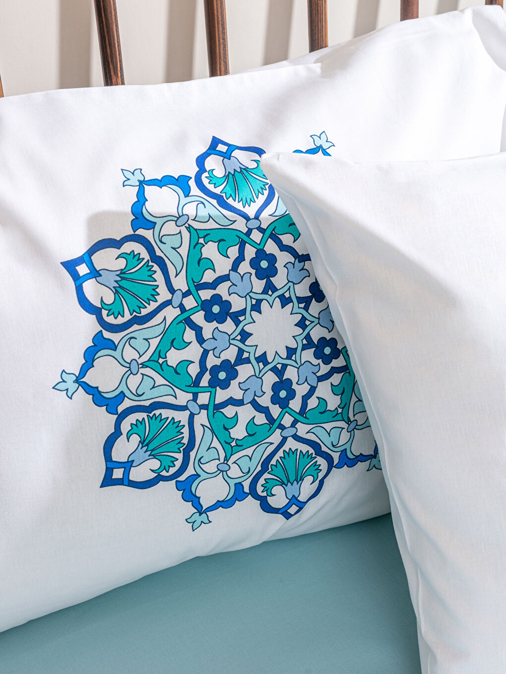 Комплект з бавовняного піке з подвійним принтом-3