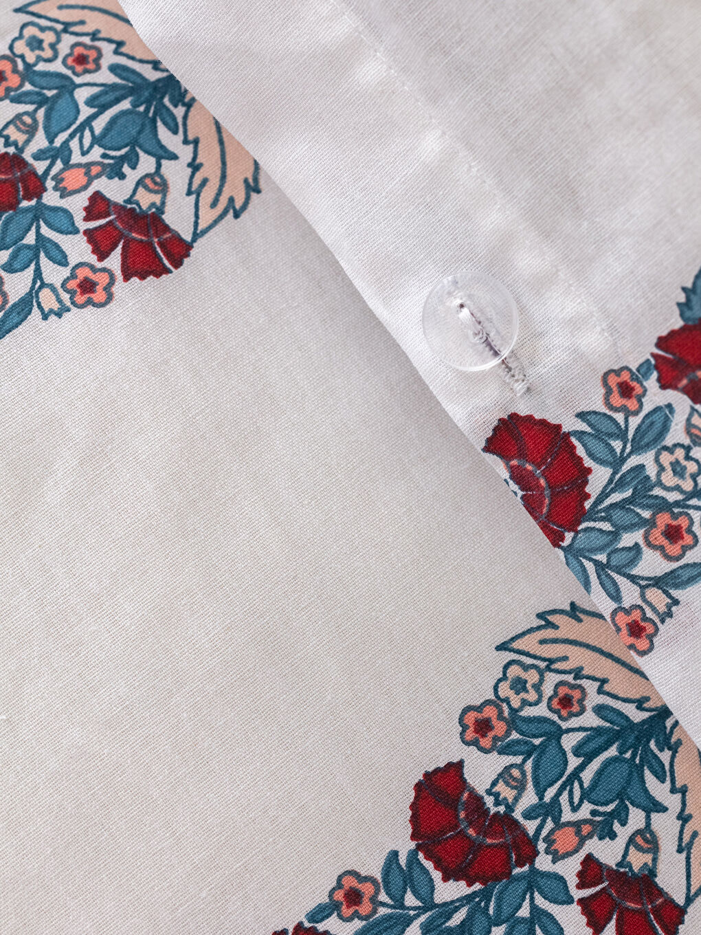 Karışık Çift Kişilik Pamuklu Desenli Nevresim Takımı-6