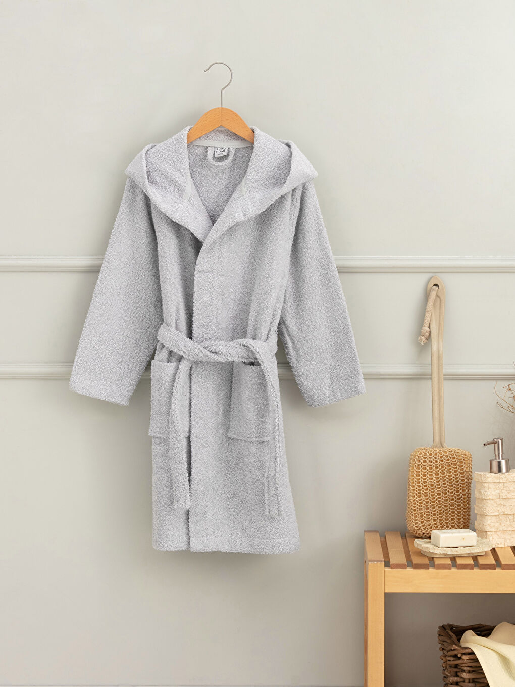 Halat de baie pentru copii cu glugă