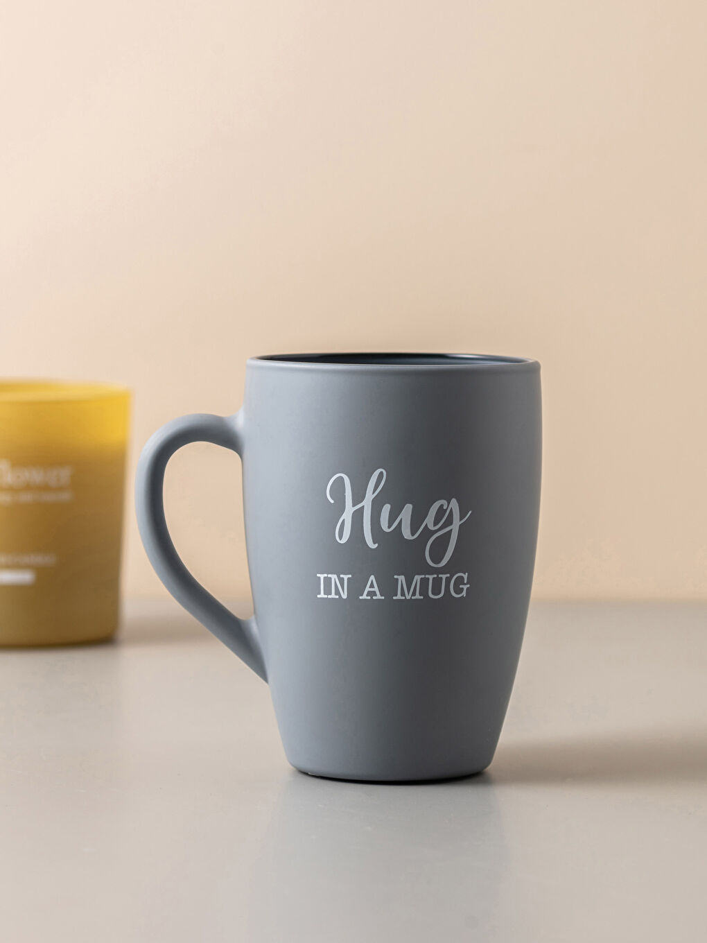 Text Printed Glass Mug Cup 365 Ml-1