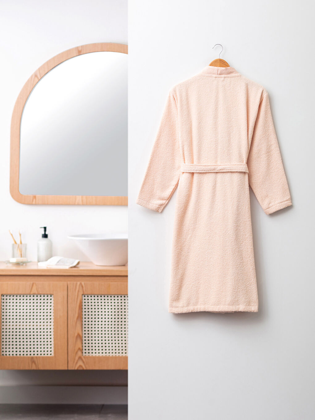 LCW HOME Bedruckter langer Bambus-Bademantel für Damen -S2ID70Z8-UZ3
