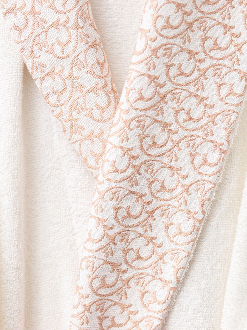 Patterned Long Women's Bathrobe-2