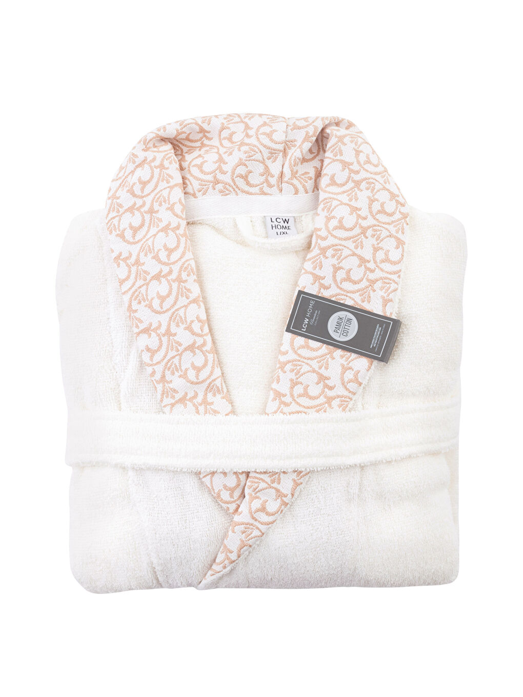 Patterned Long Women's Bathrobe-4