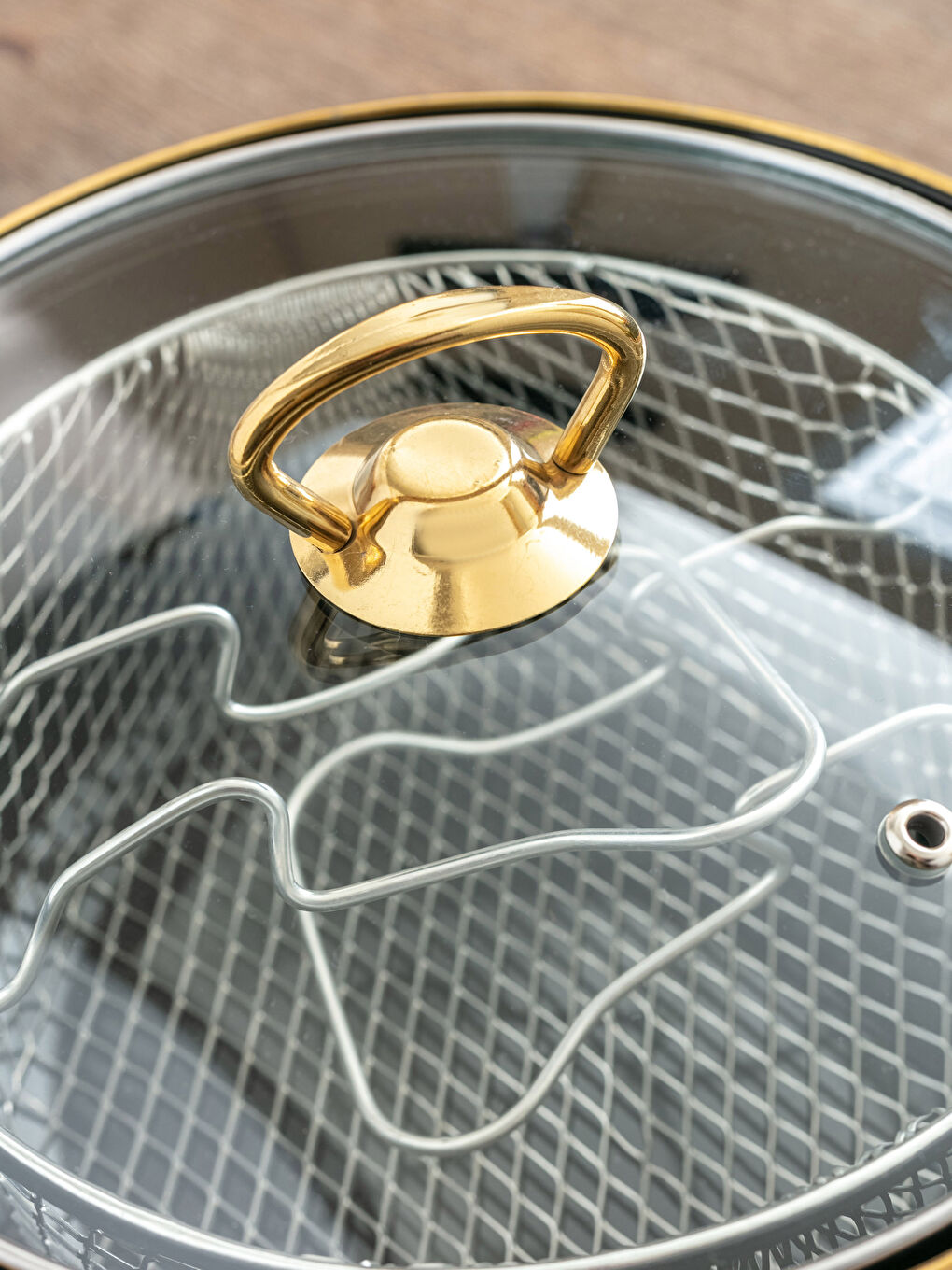 Kırmızı Emaye Kızartma Tenceresi 22 cm-2