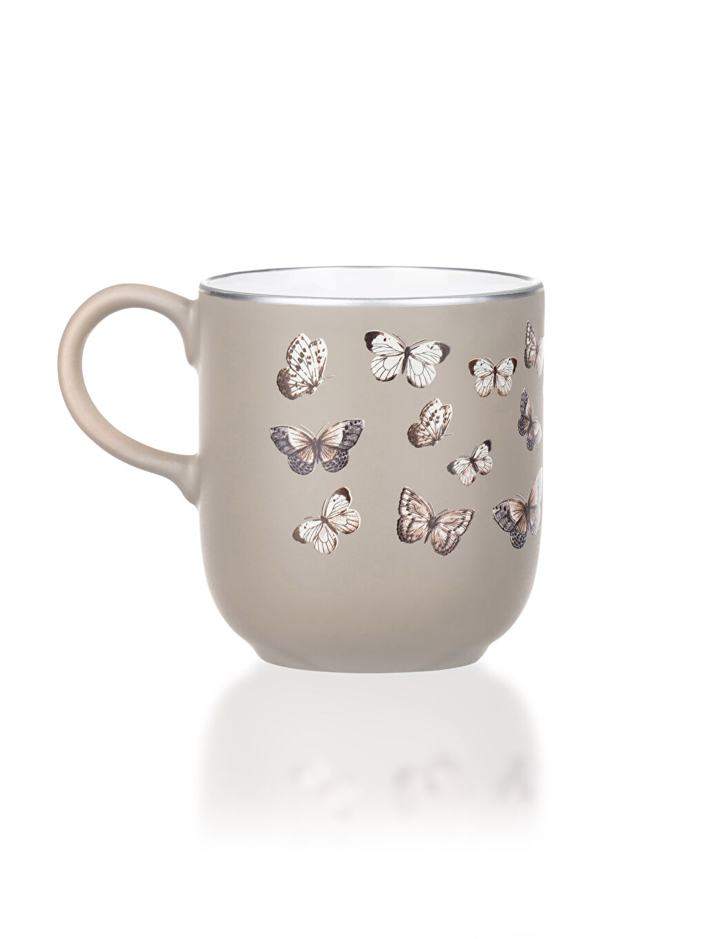 LCW HOME Butterfly Printed Ceramic Mug 360 Ml -S2IL76Z8-F9C