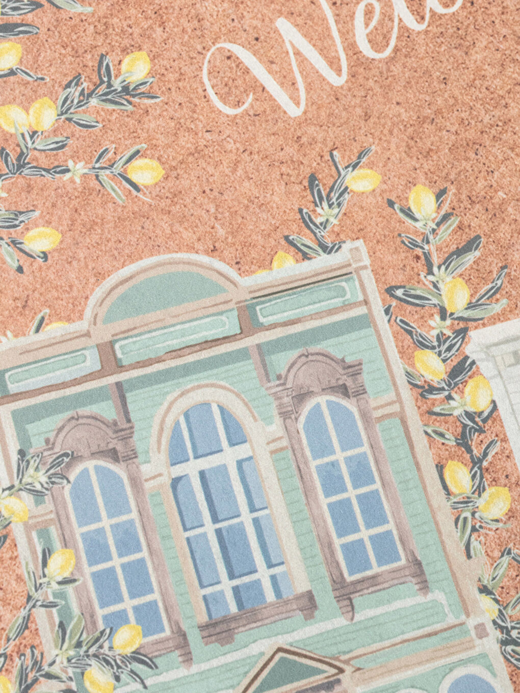 دواسة باب أمامية مطبوعة 45x75 سم-1