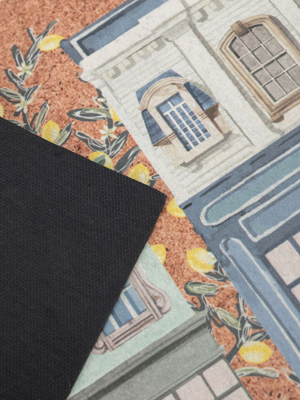 دواسة باب أمامية مطبوعة 45x75 سم-2