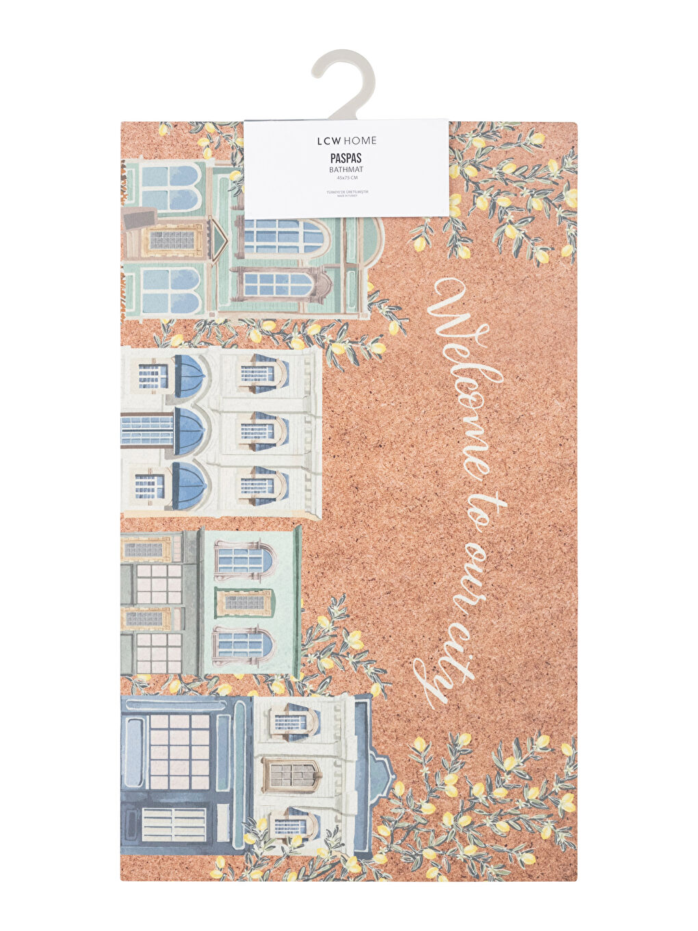 دواسة باب أمامية مطبوعة 45x75 سم-3