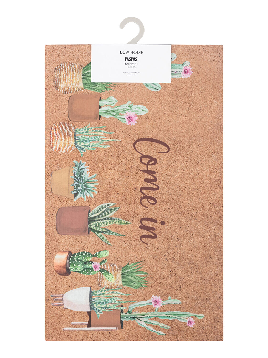 Принтті есік алдындағы кілемше 45x75 см-3