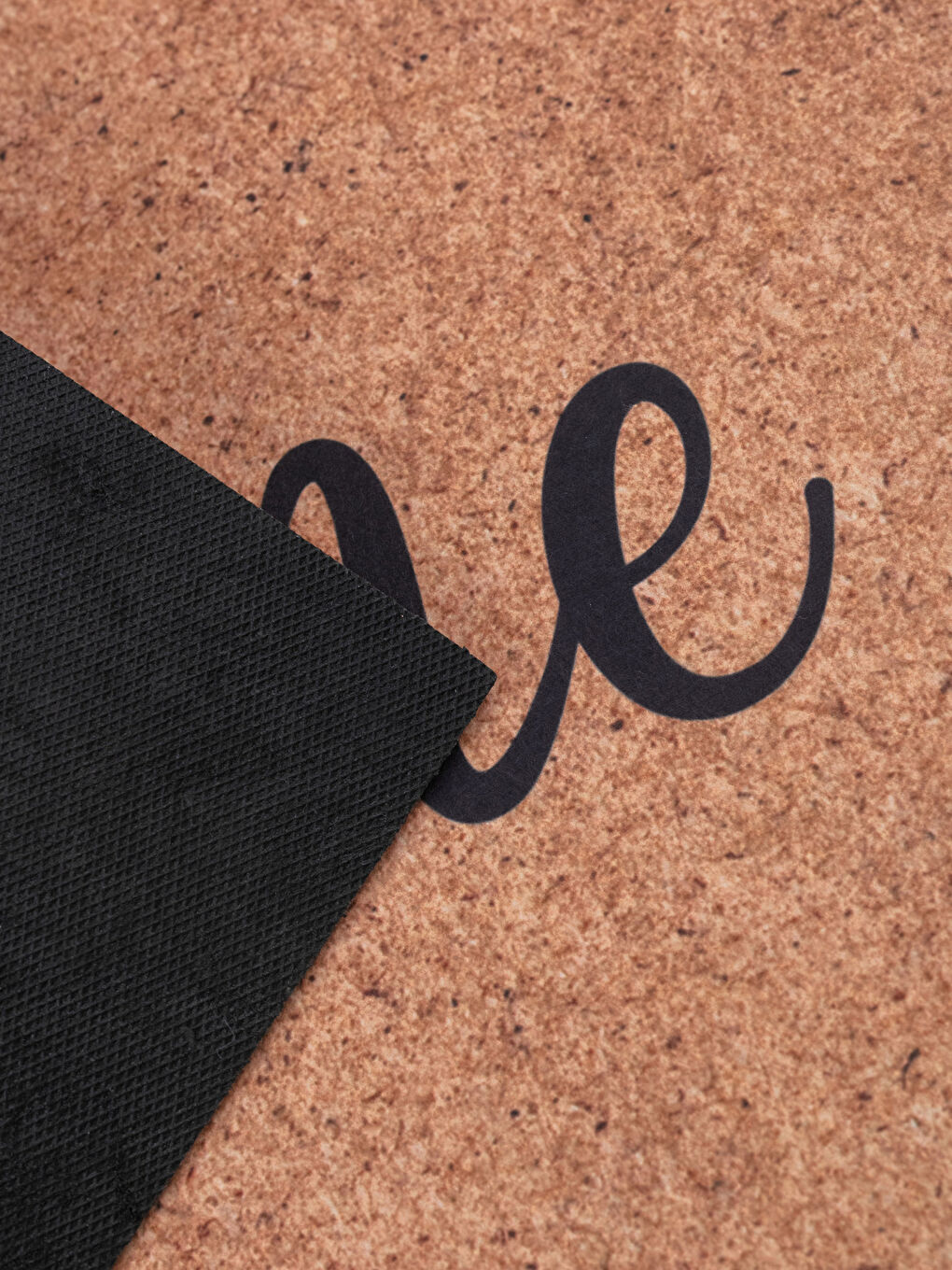 سجادة باب أمامية مطبوع عليها نص 45x75 سم-2