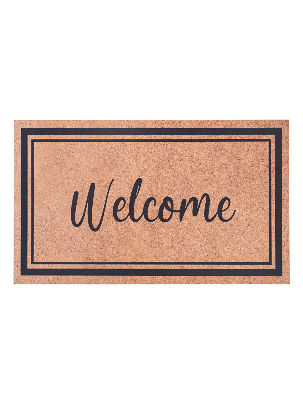 سجادة باب أمامية مطبوع عليها نص 45x75 سم-4