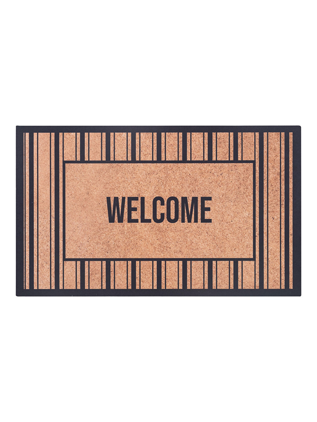 سجادة باب أمامية مطبوع عليها نص 45x75 سم-4