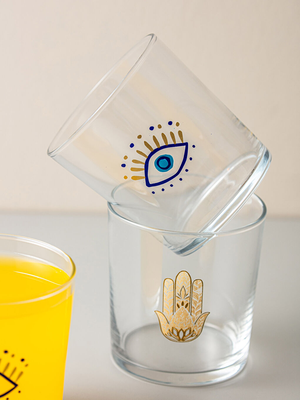 Verre à Eau Imprimé Œil 3 Pcs 300 Ml-2