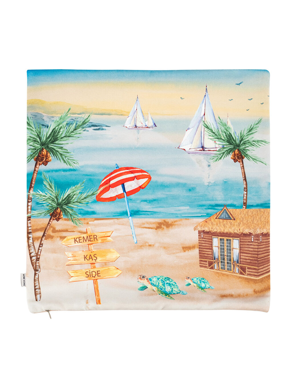 LCW HOME Karişik Baskılı Kırlent Kılıfı 45x45 cm - 4