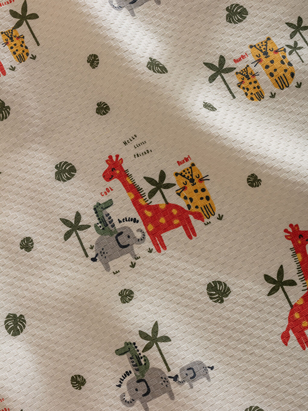 Karışık Desenli Pamuklu Bebek Pike 100x150 cm-2