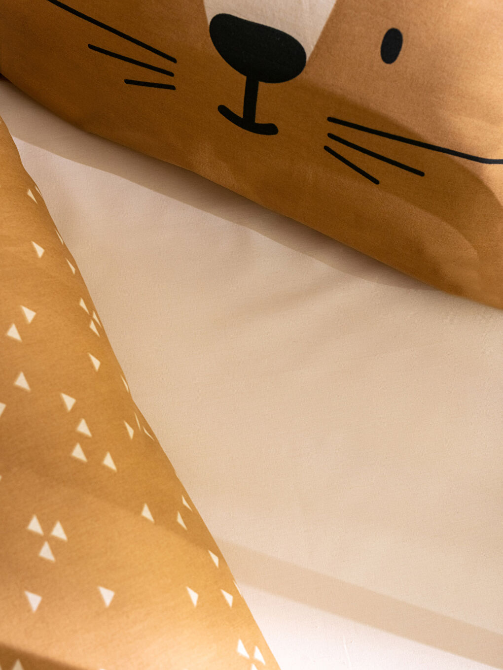 Karışık Desenli Pamuklu Bebek Nevresim Takımı-4