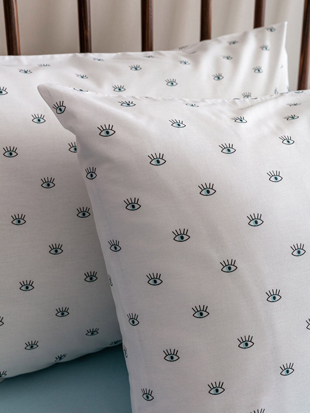 مجموعة غطاء لحاف مزدوج قطن منقوش-3