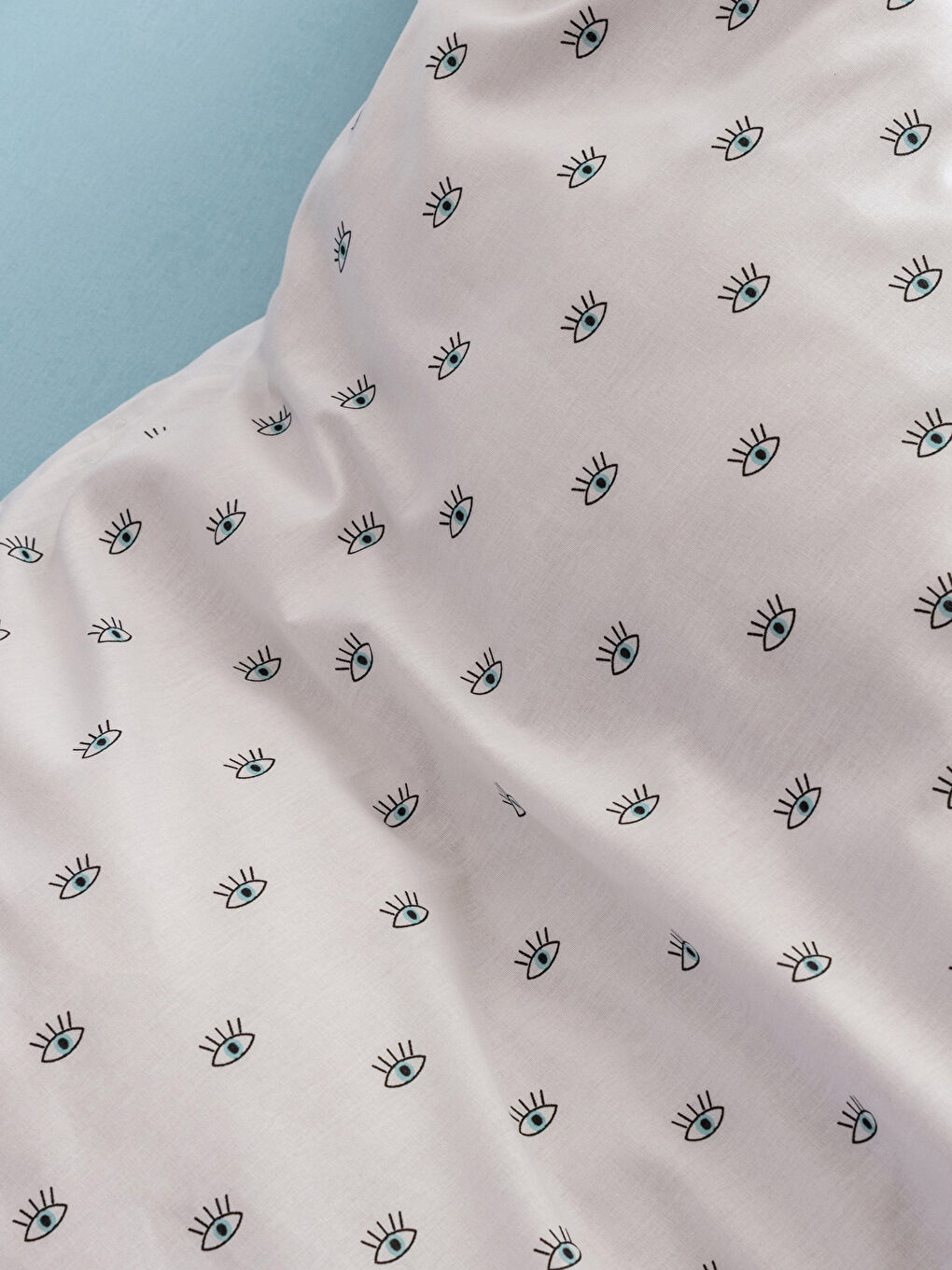 مجموعة غطاء لحاف مزدوج قطن منقوش-5