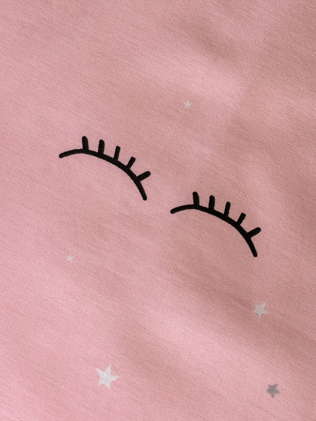 Pembe Baskılı Pamuklu Tek Kişilik Çocuk Nevresim Takımı-5